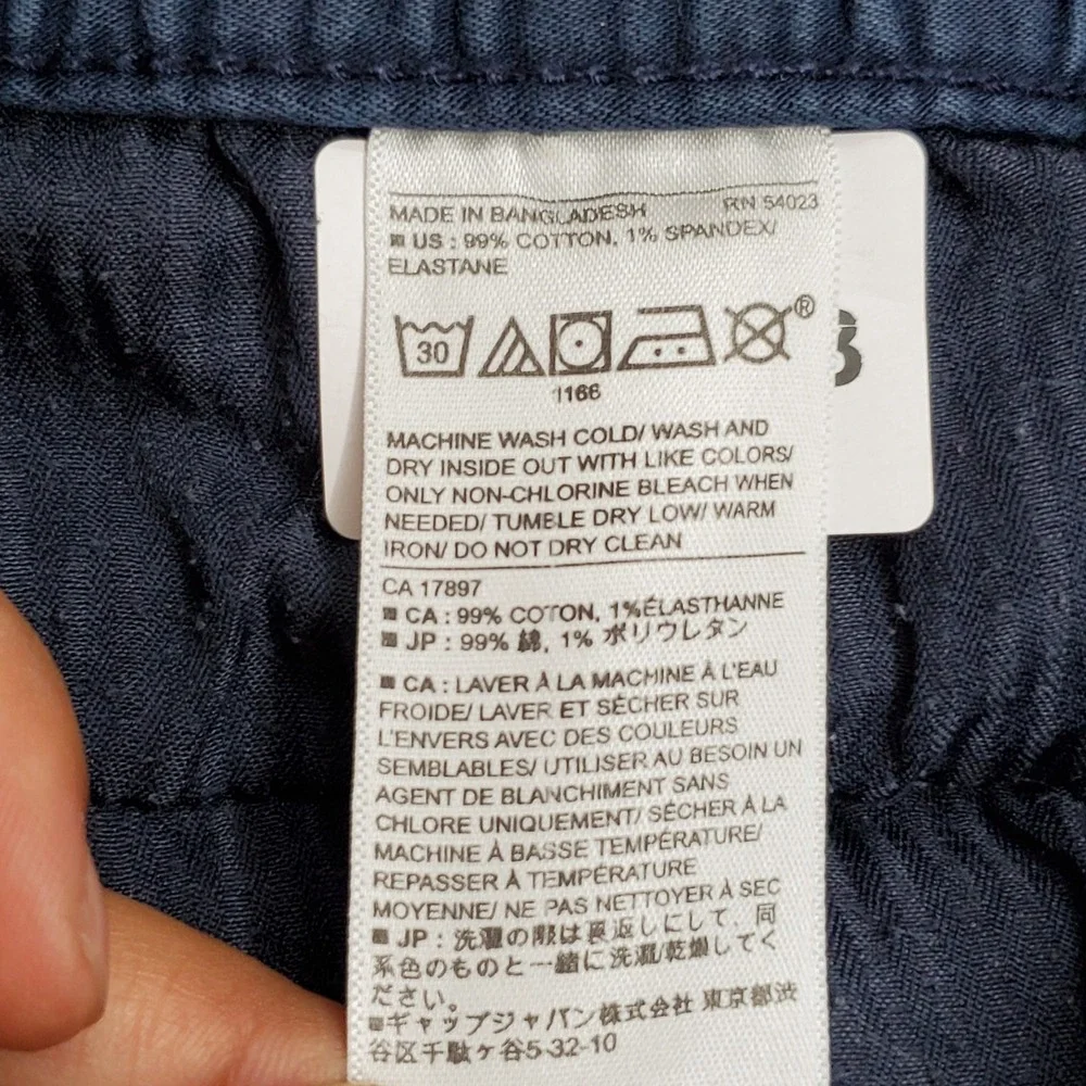 Banana Republic Men Pants L Navy Jogger Travel 26